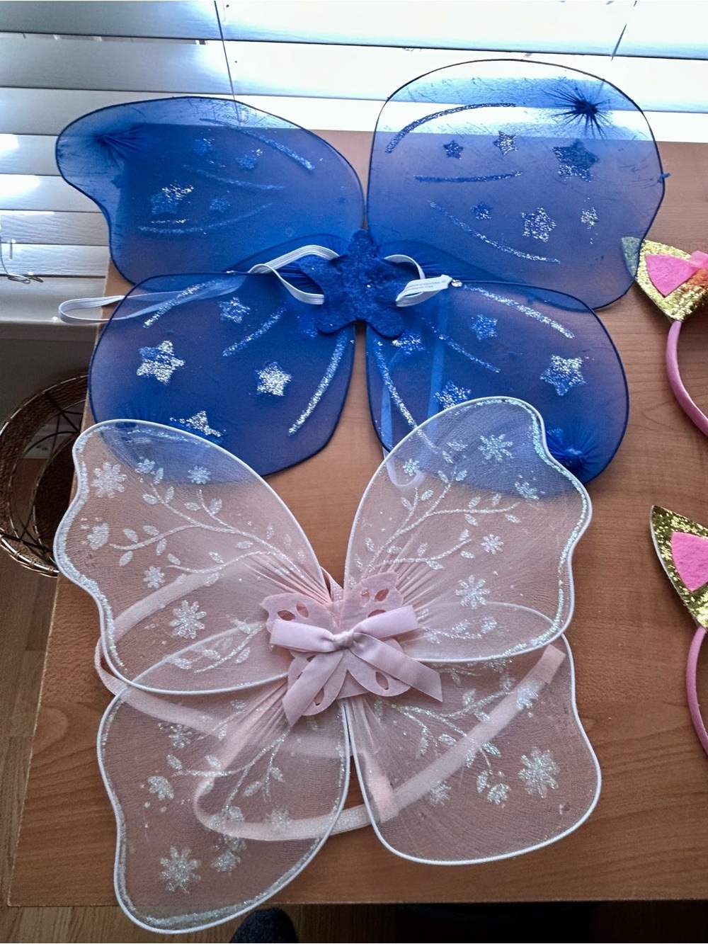 Girls Disney costume accessories shoes/wings/headbands/wand lot 9 pieces - Picture 2 of 6